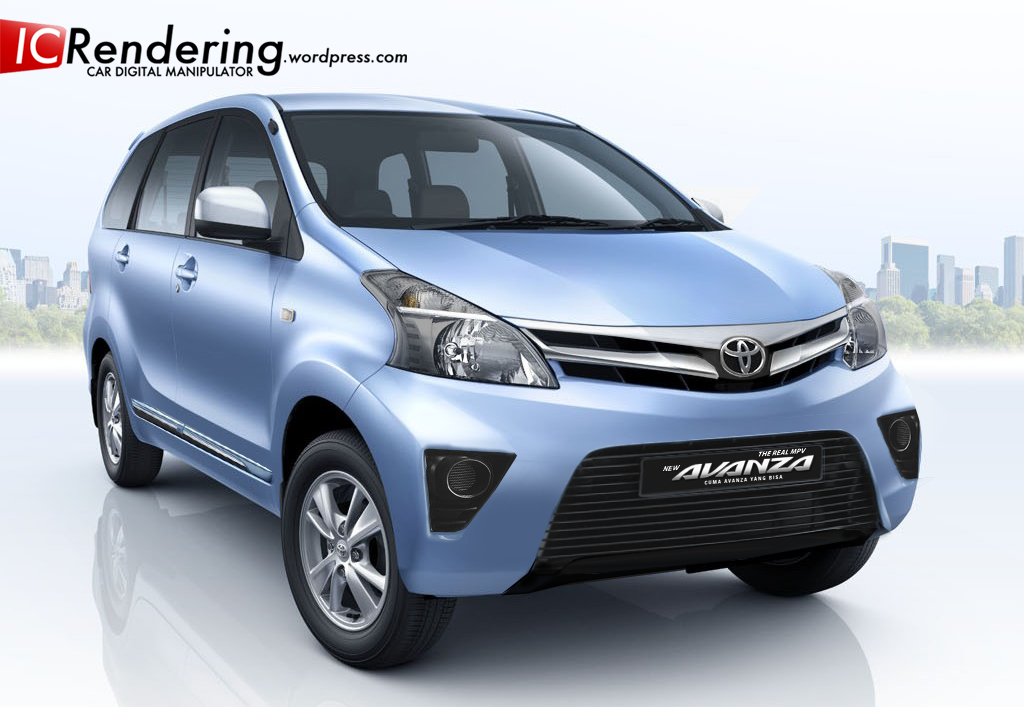 Toyota Avanza Facelift Indonesia Car Rendering